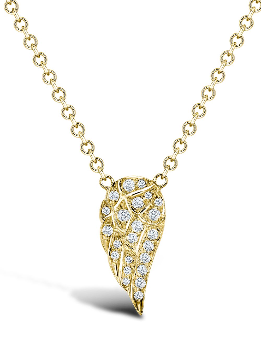 Pragnell Tiara 18K黄金精致切面钻石吊坠 - 金色