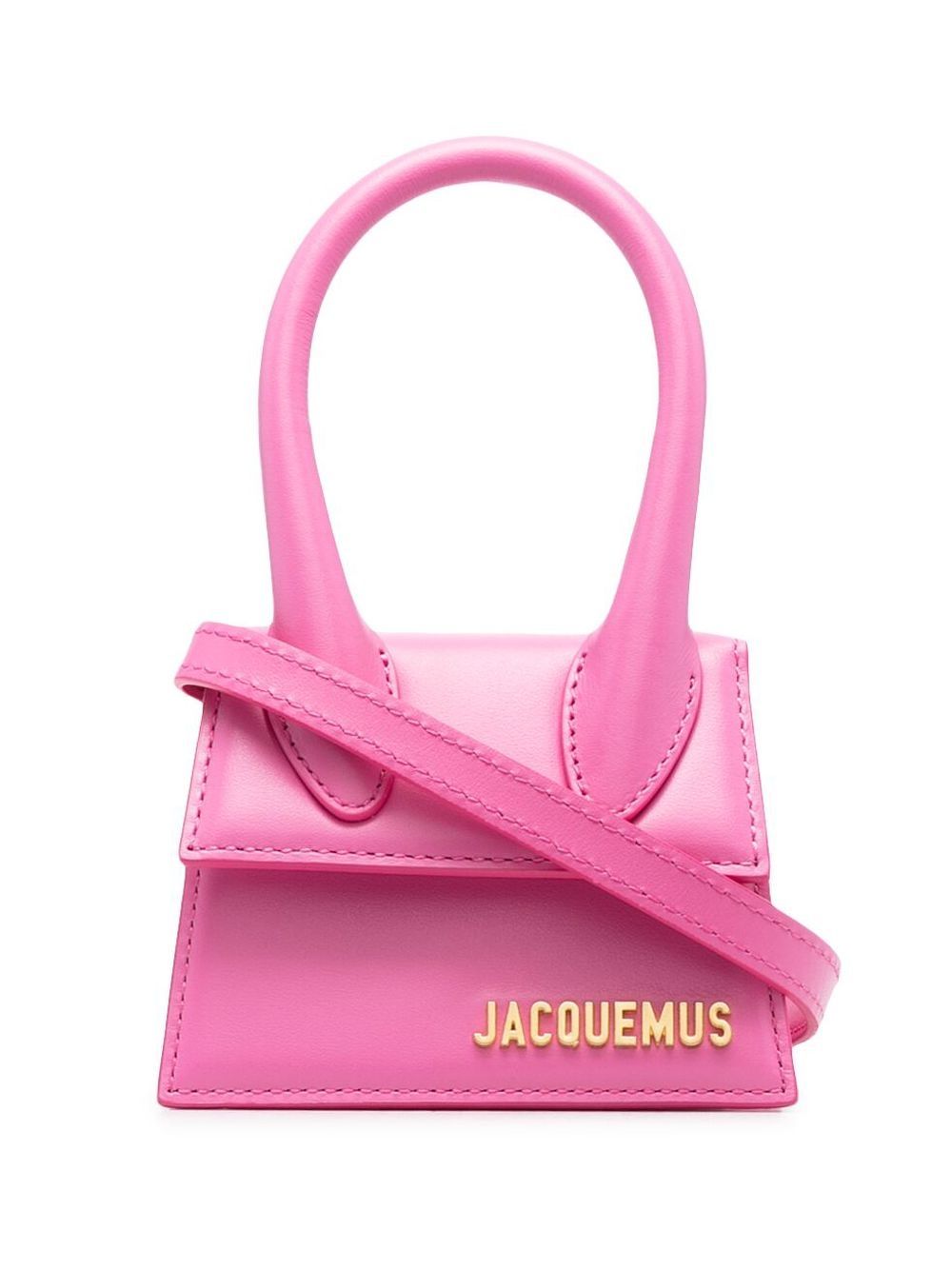 Jacquemus Le Chiquito 皮质手提包 - 粉色