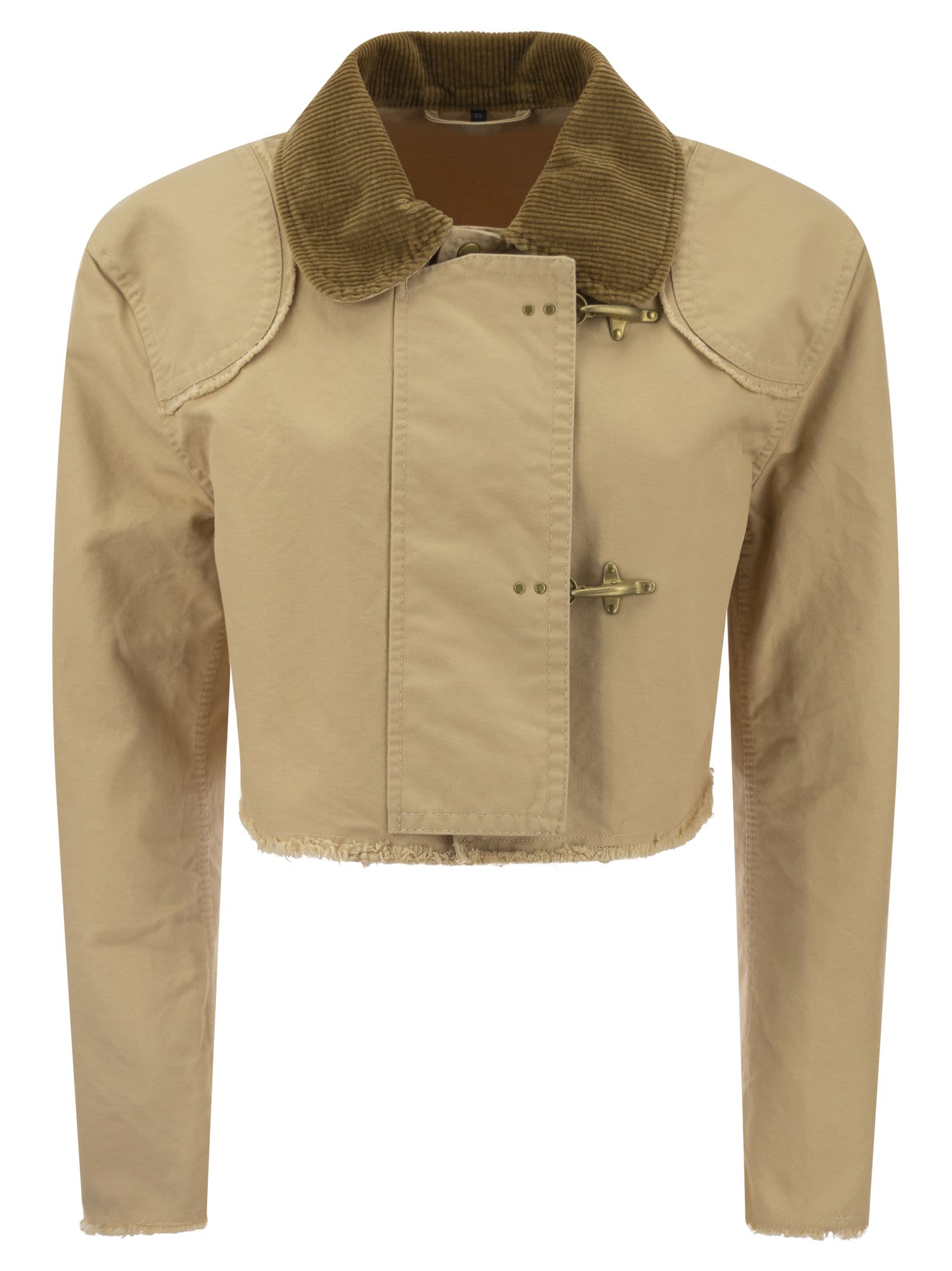 Fay Cropped Wrap Jacket