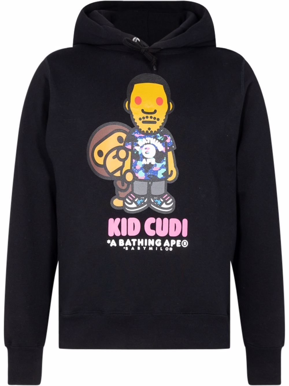 A BATHING APE® x Baby Milo 套头连帽衫 - 黑色