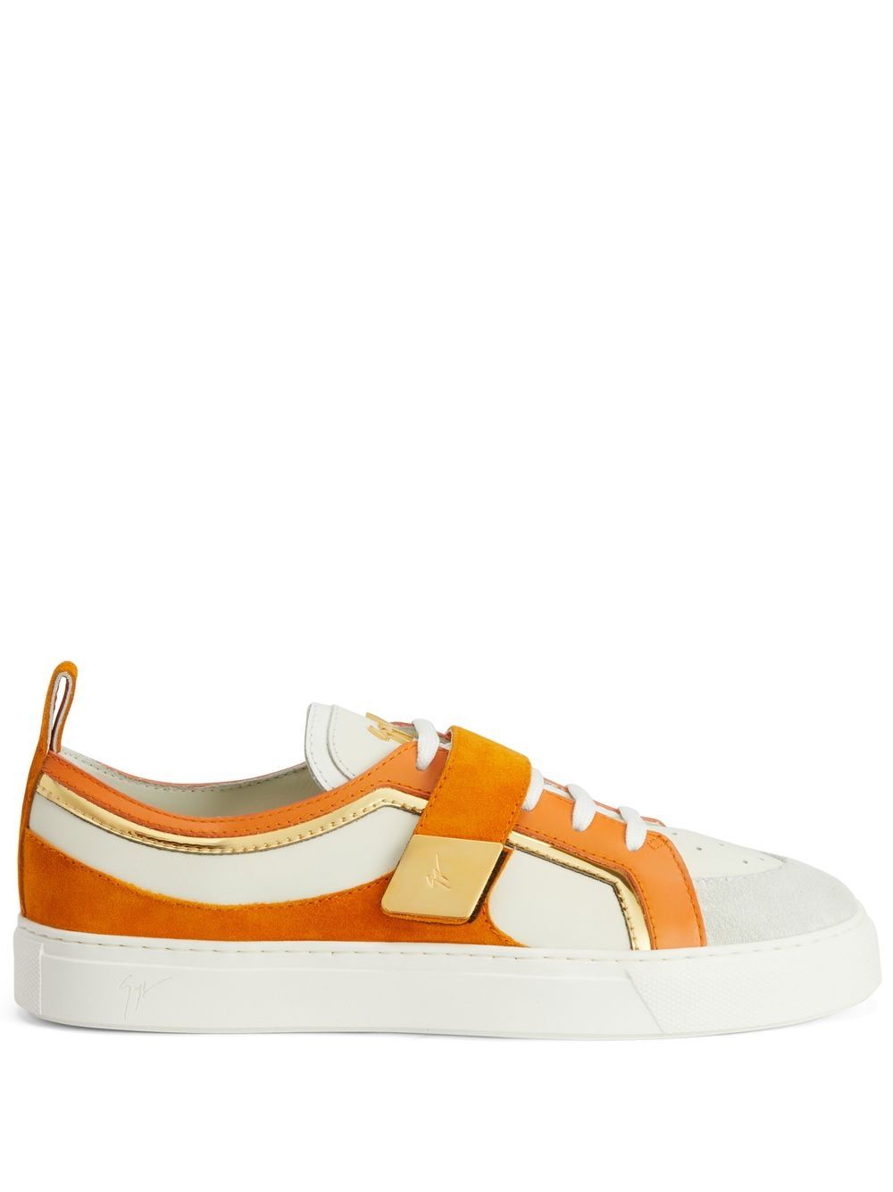 Giuseppe Zanotti Zenas 低帮运动鞋 - 橘色