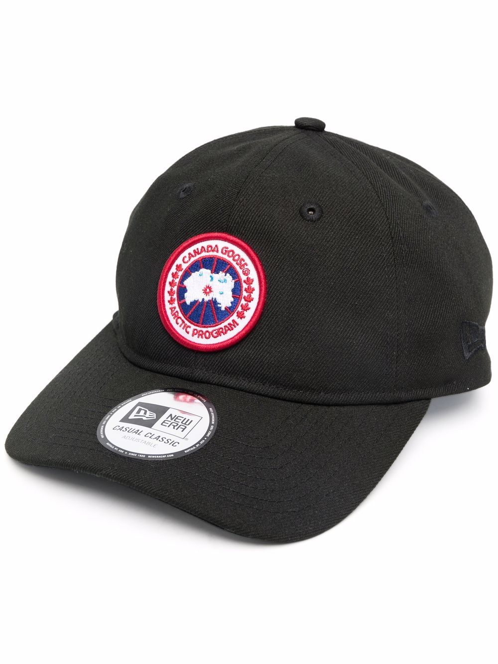 Canada Goose 标贴棒球帽 - 黑色