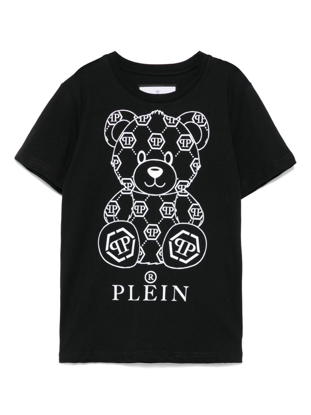Philipp Plein Junior Teddy Bear T恤 - 黑色