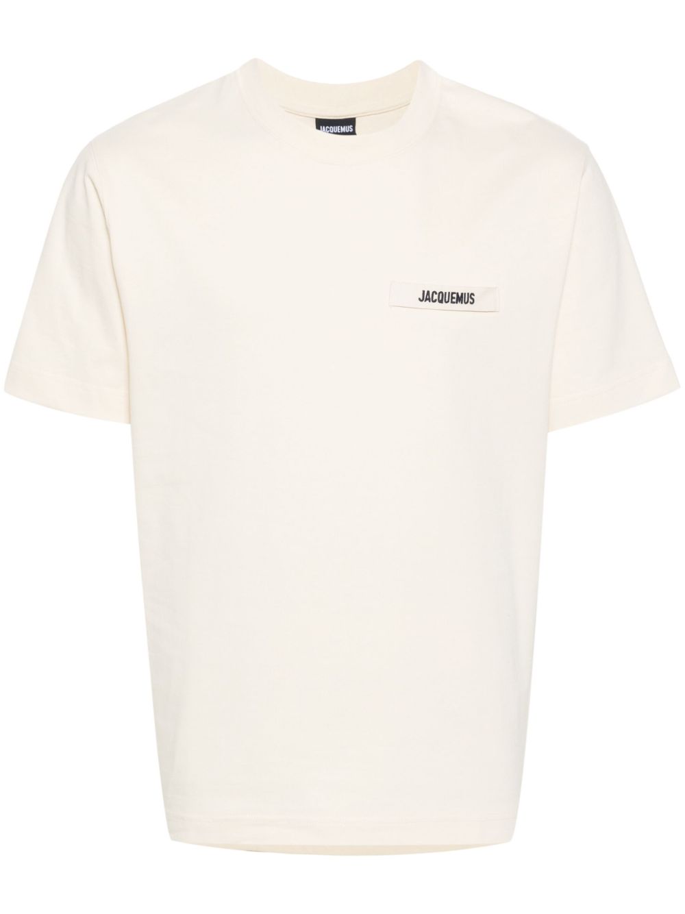Jacquemus Le Gros Grain logo刺绣T恤 - 中性色