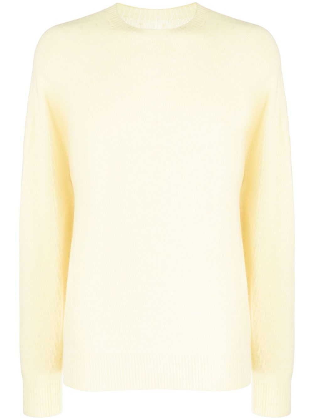 Jil Sander 密织羊毛羊绒混纺毛衣 - 黄色