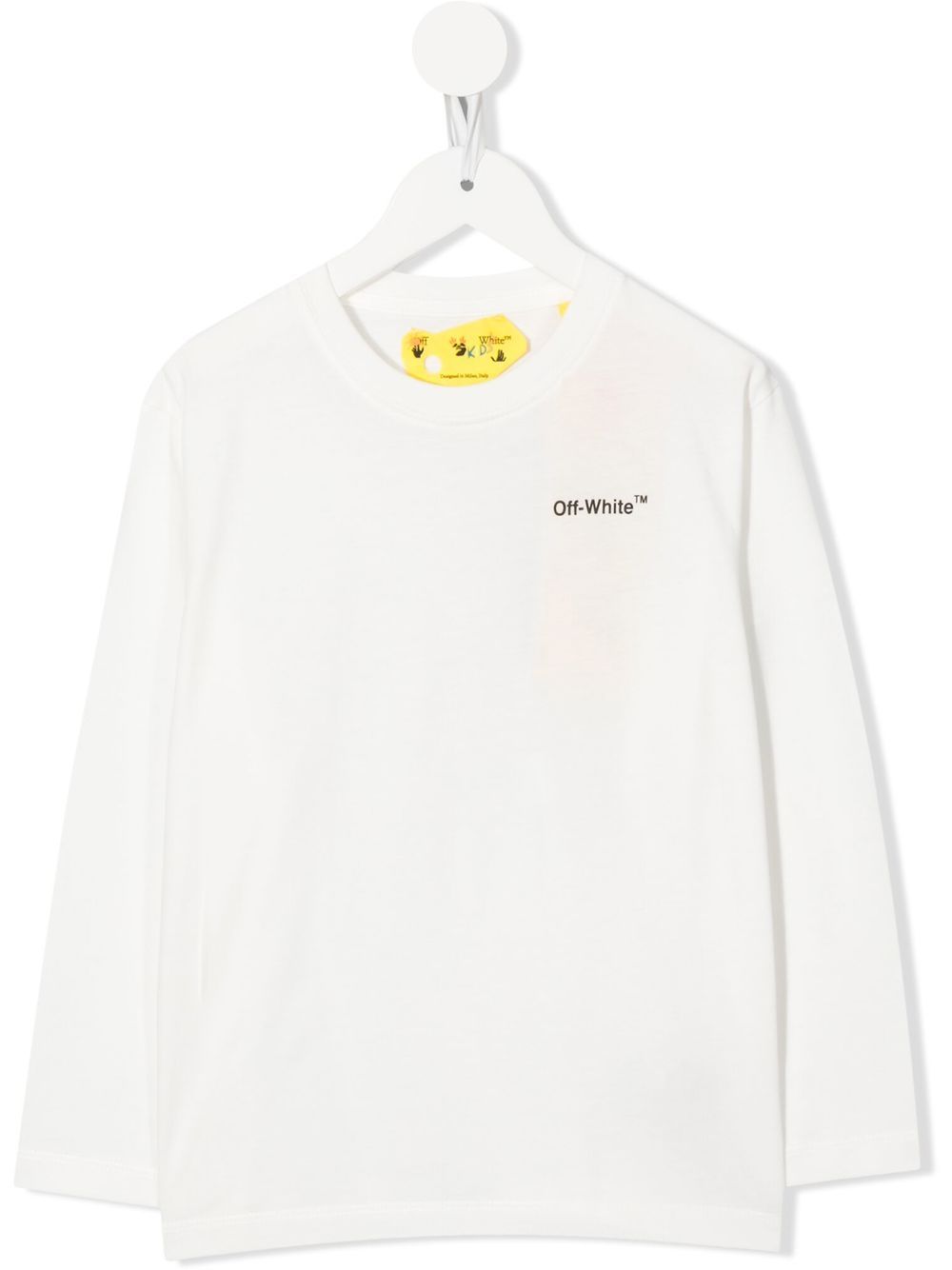 Off-White Kids Arrows 图案棉T恤 - 白色