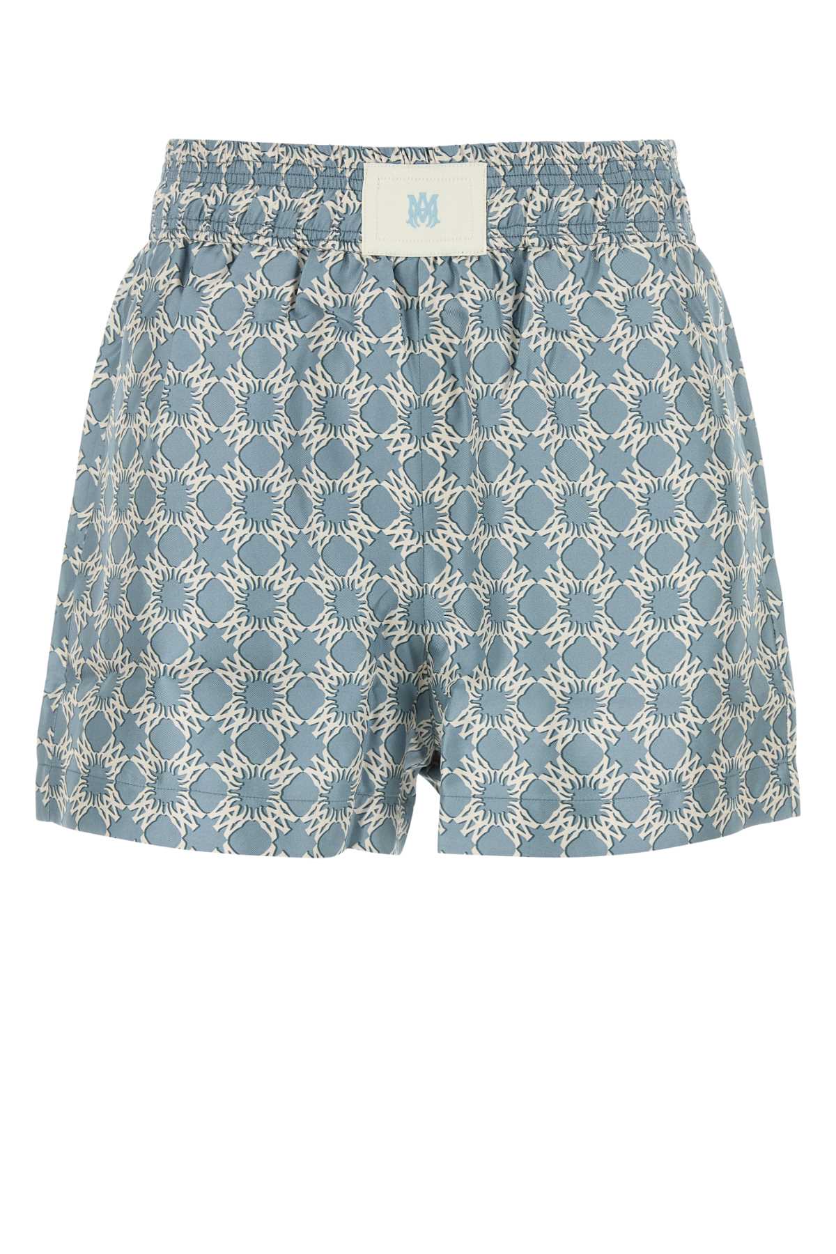 AMIRI Printed Silk Shorts