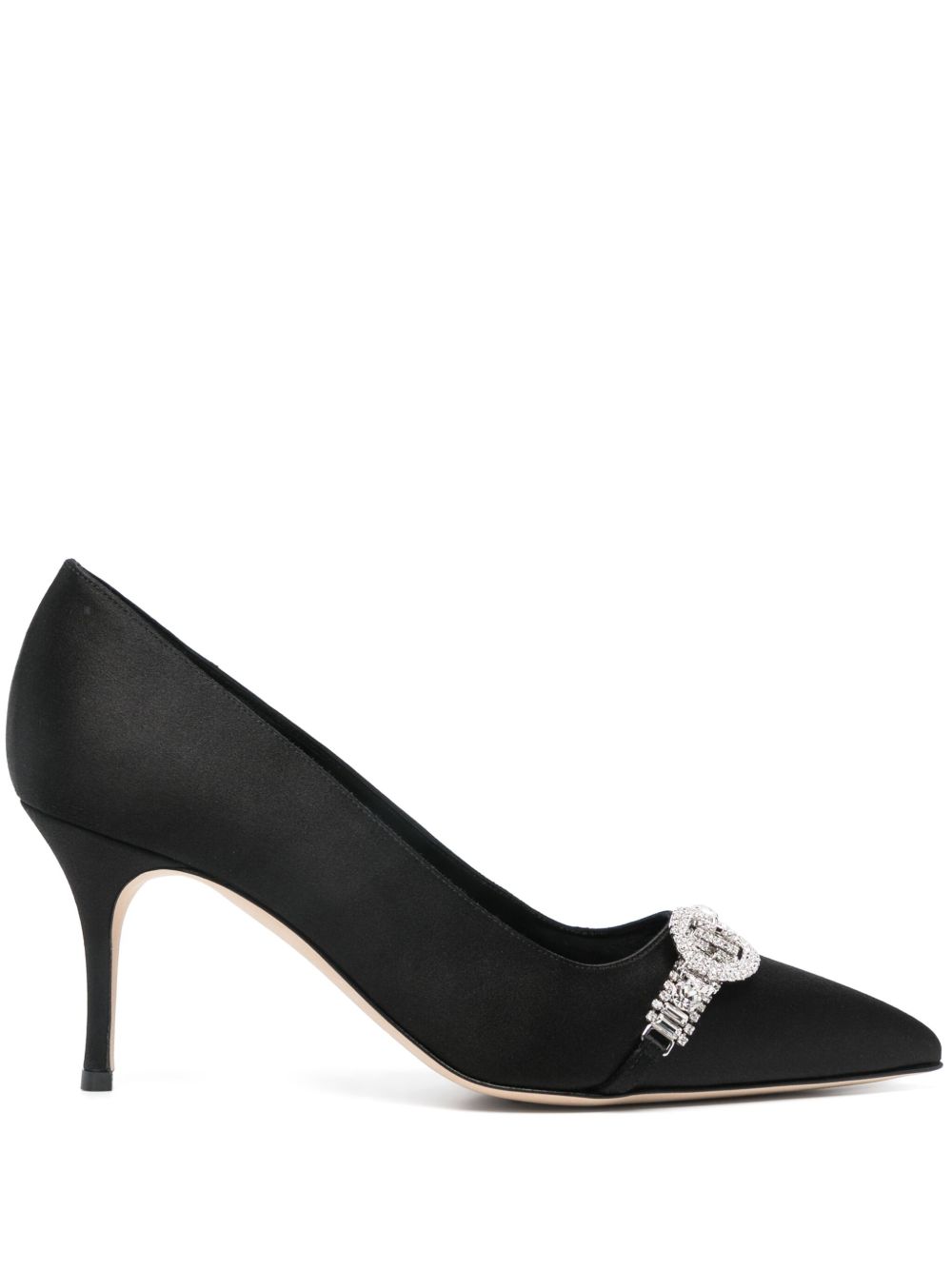 Manolo Blahnik Asapump 中跟鞋（7厘米） - 黑色