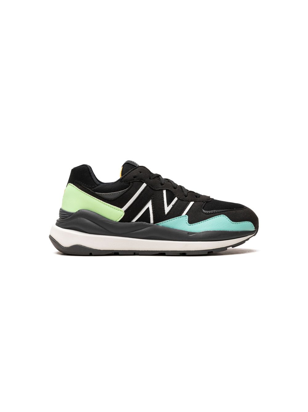 New Balance Kids 5740 Black Vibrant Spring Glow 运动鞋 - 黑色