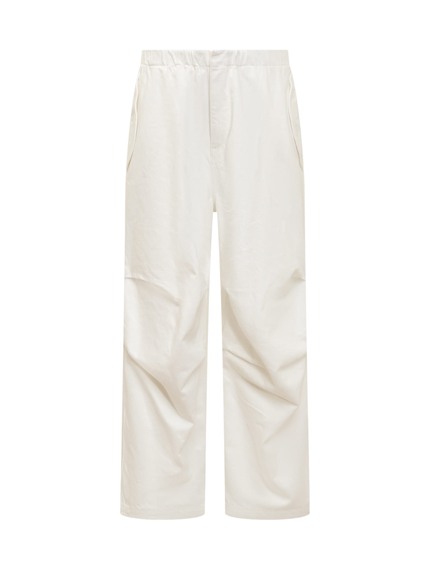 Jil Sander 白色棉质长裤