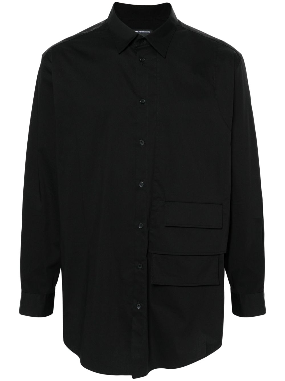 Y-3 logo标记衬衫 - 黑色