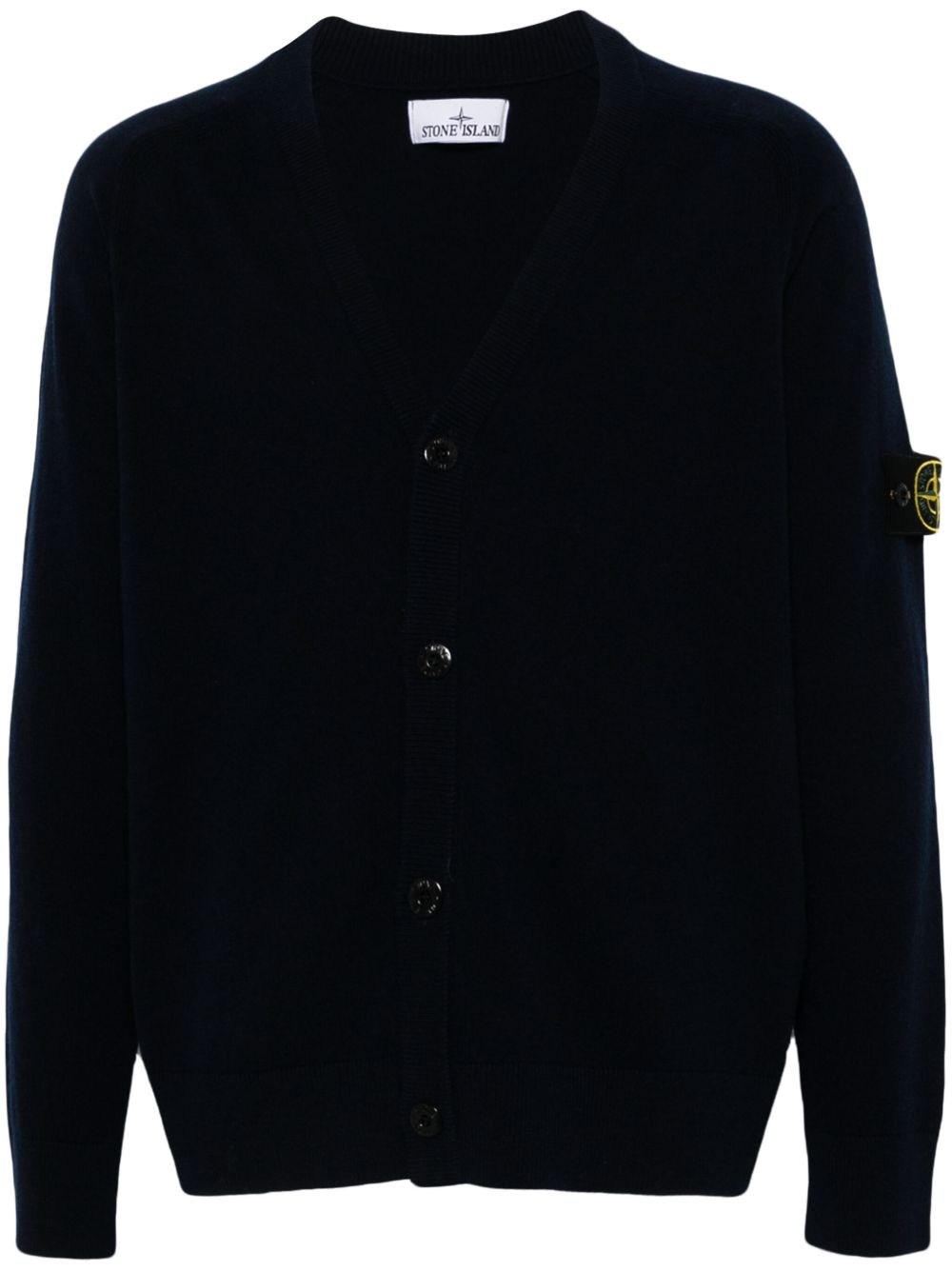 Stone Island 罗盘徽章开衫 - 蓝色
