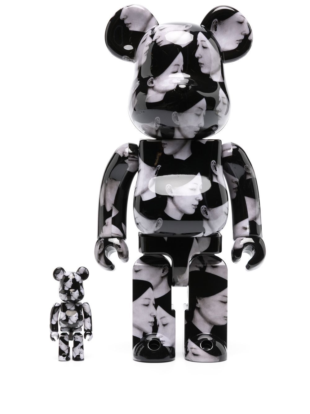 MEDICOM TOY x Yohji Yamamoto x Suzume Uchida Multiple Selves BE@RBRICK 模型玩具套装 - 黑色