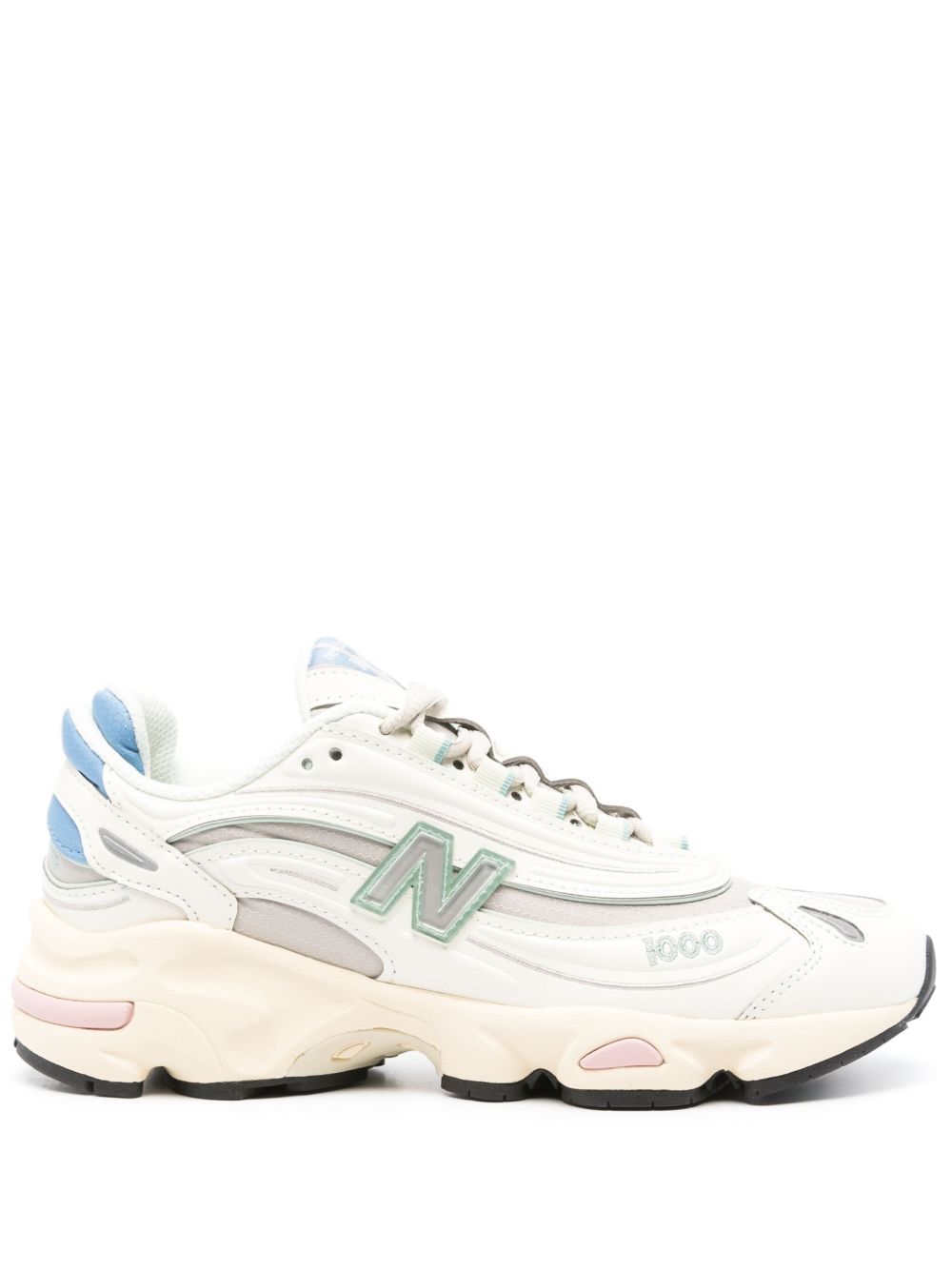 New Balance 1000 对比皮质运动鞋 - 中性色