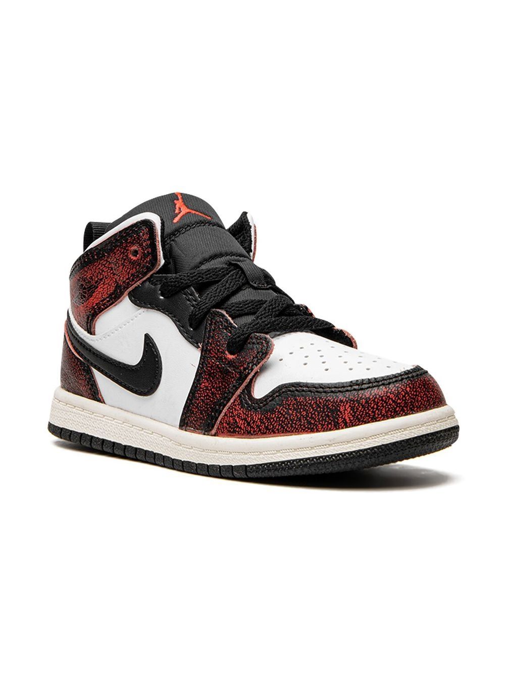 Jordan Kids Air Jordan 1 Mid 运动鞋 - 黑色