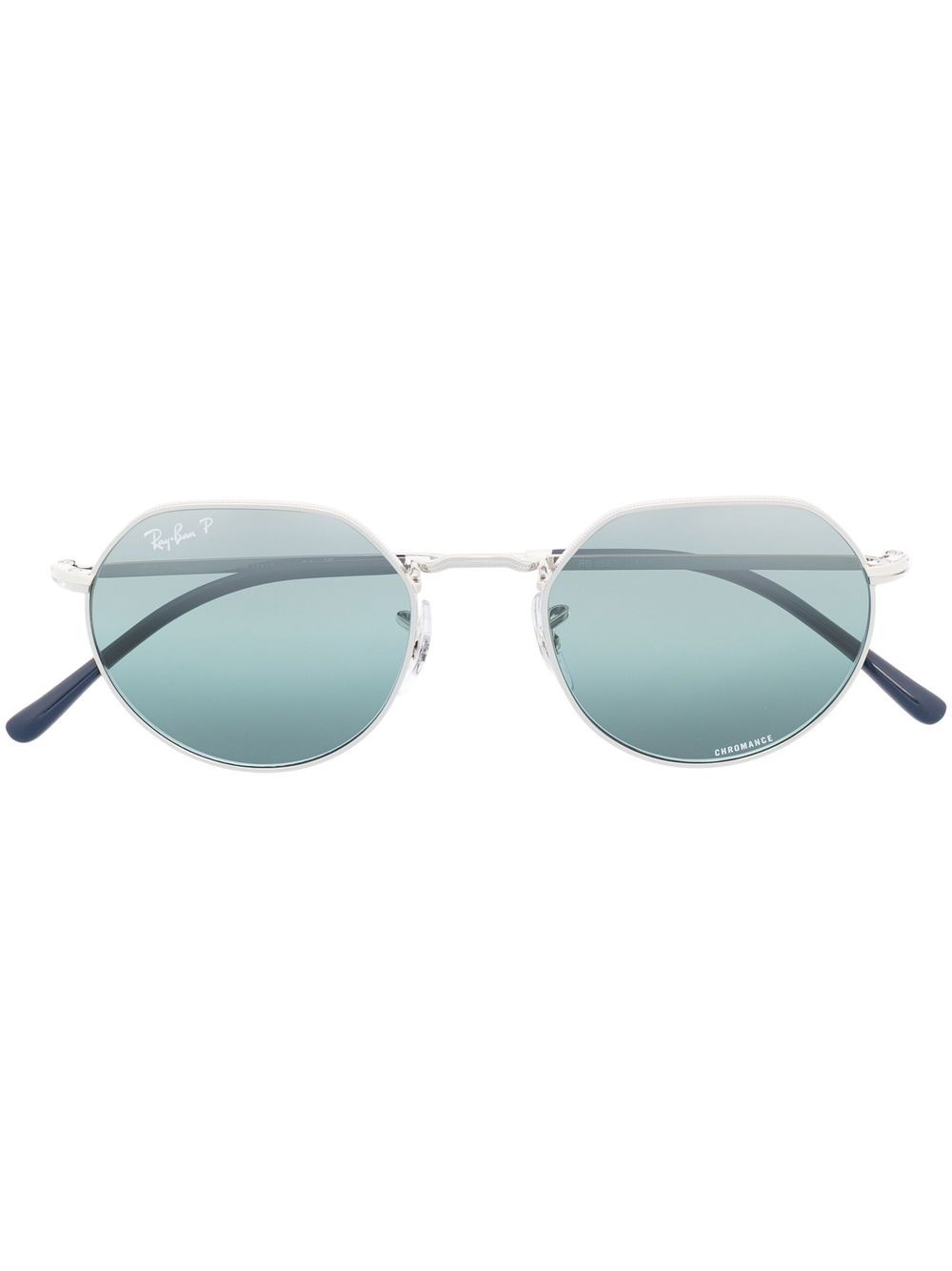 Ray-Ban Jack 有色镜片太阳眼镜 - 银色