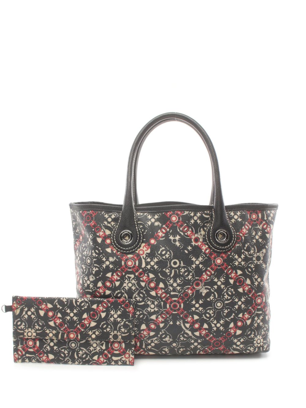CHANEL Pre-Owned CC 帆布托特包（2006-2008年典藏款） - 黑色