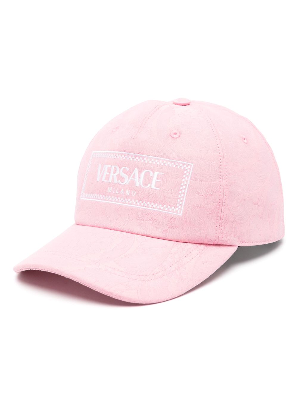 Versace Barocco 提花棒球帽 - 粉色
