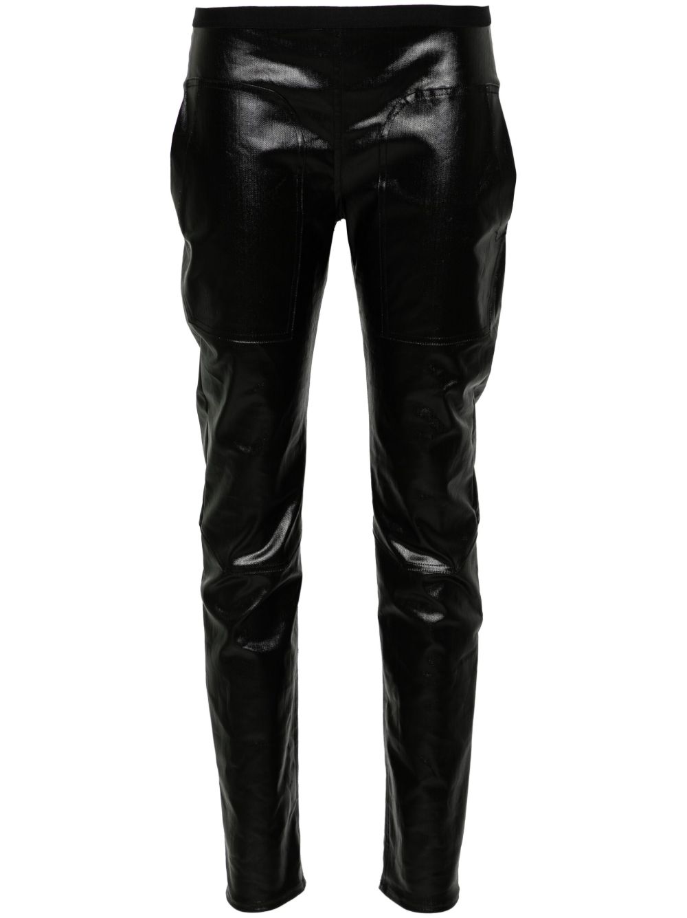 Rick Owens 松紧裤腰打底裤 - 黑色