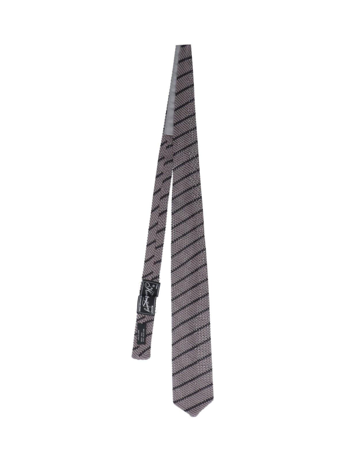 mfpen Striped Knit Tie
