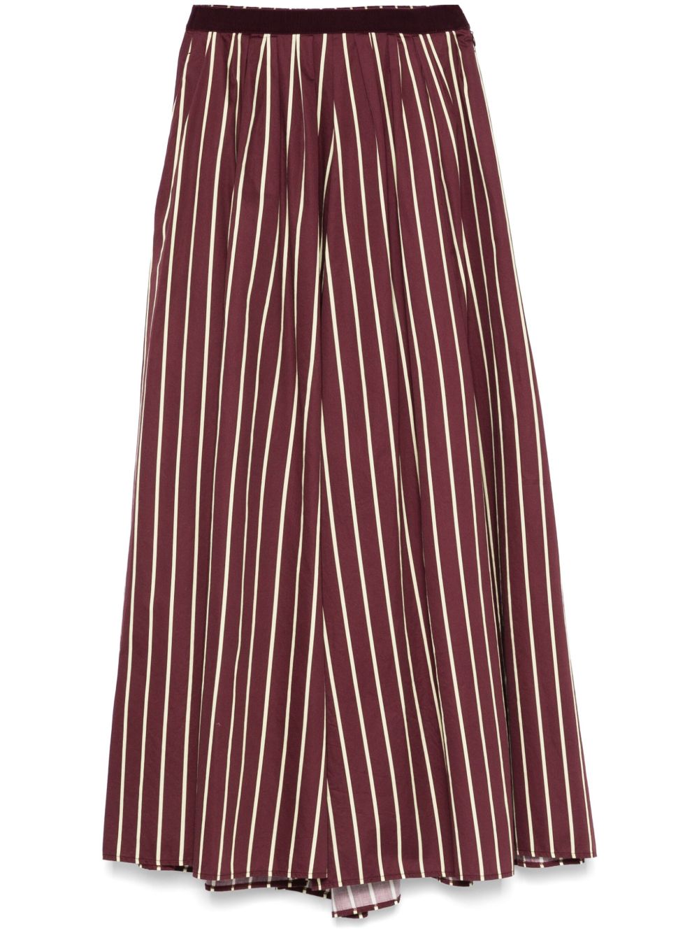 Forte Forte striped maxi skirt - 红色
