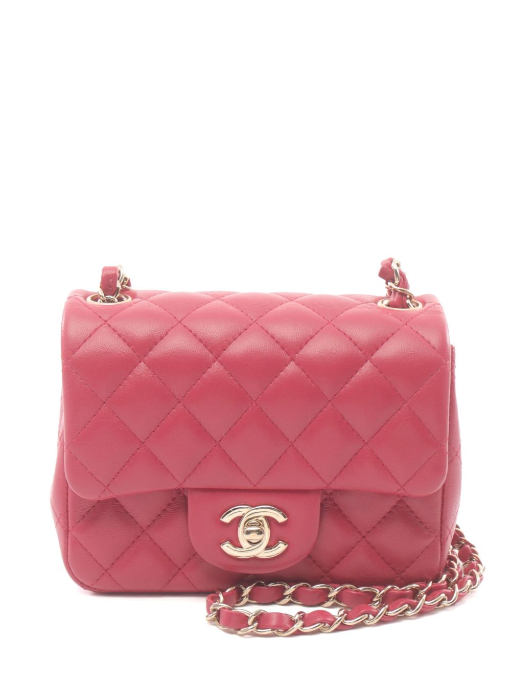 CHANEL Pre-Owned CC 绗缝单肩包（2010年代典藏款） - 粉色