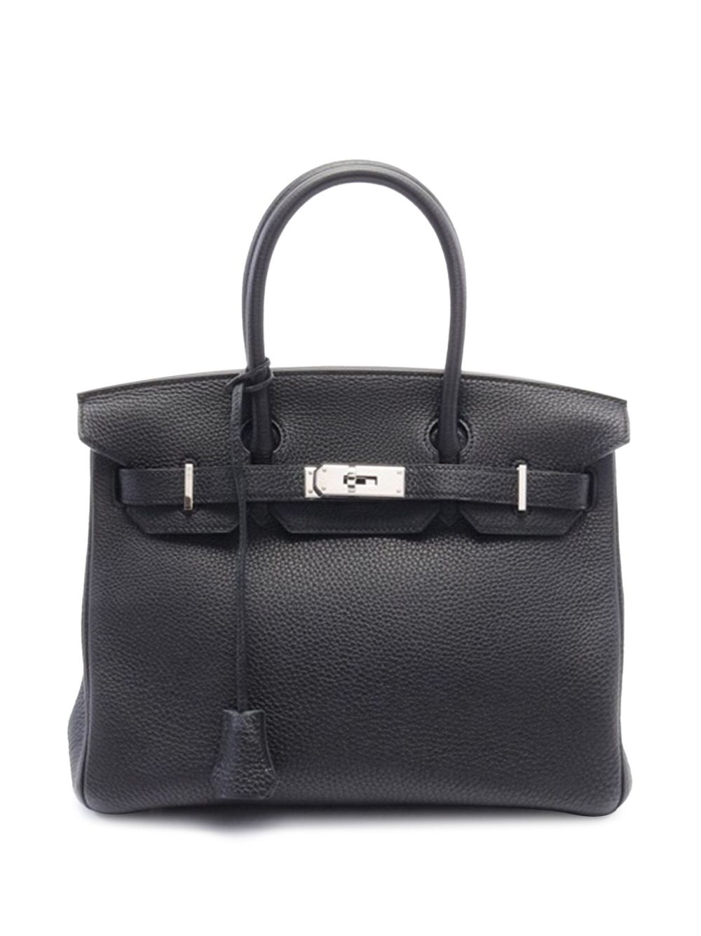 Hermès Pre-Owned Togo Birkin Retourne 30 手提包（2012年典藏款） - 黑色