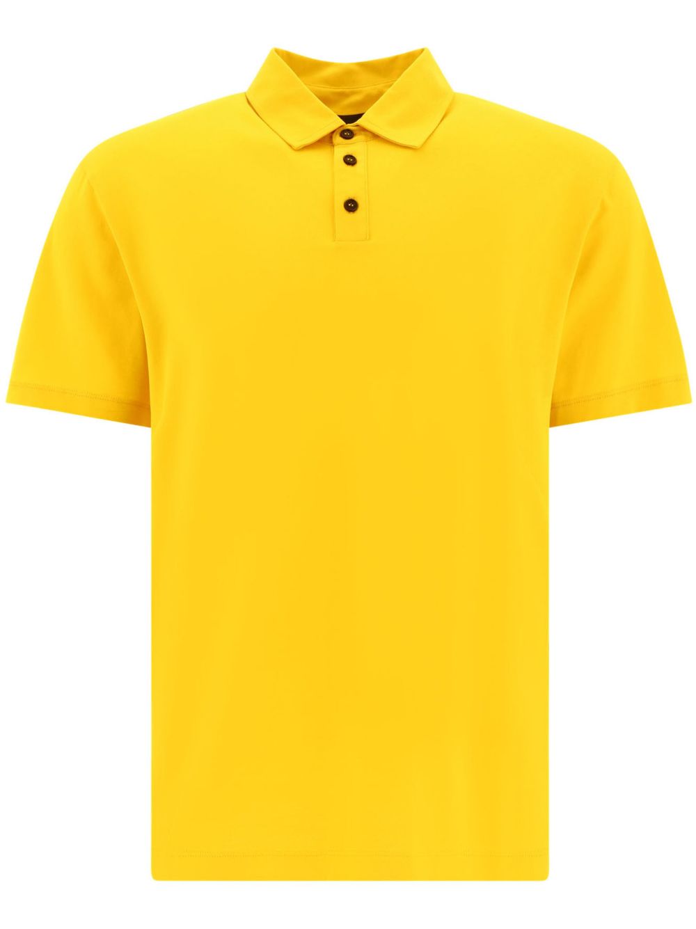 Roberto Collina 短袖棉polo衫 - 黄色