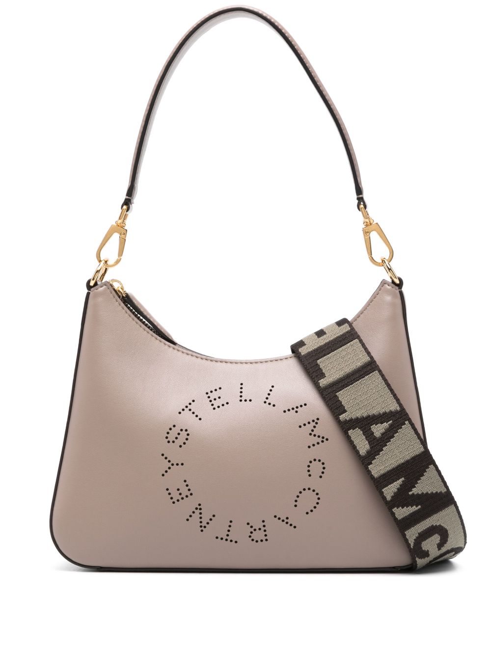 Stella McCartney Logo 小号单肩包 - 中性色