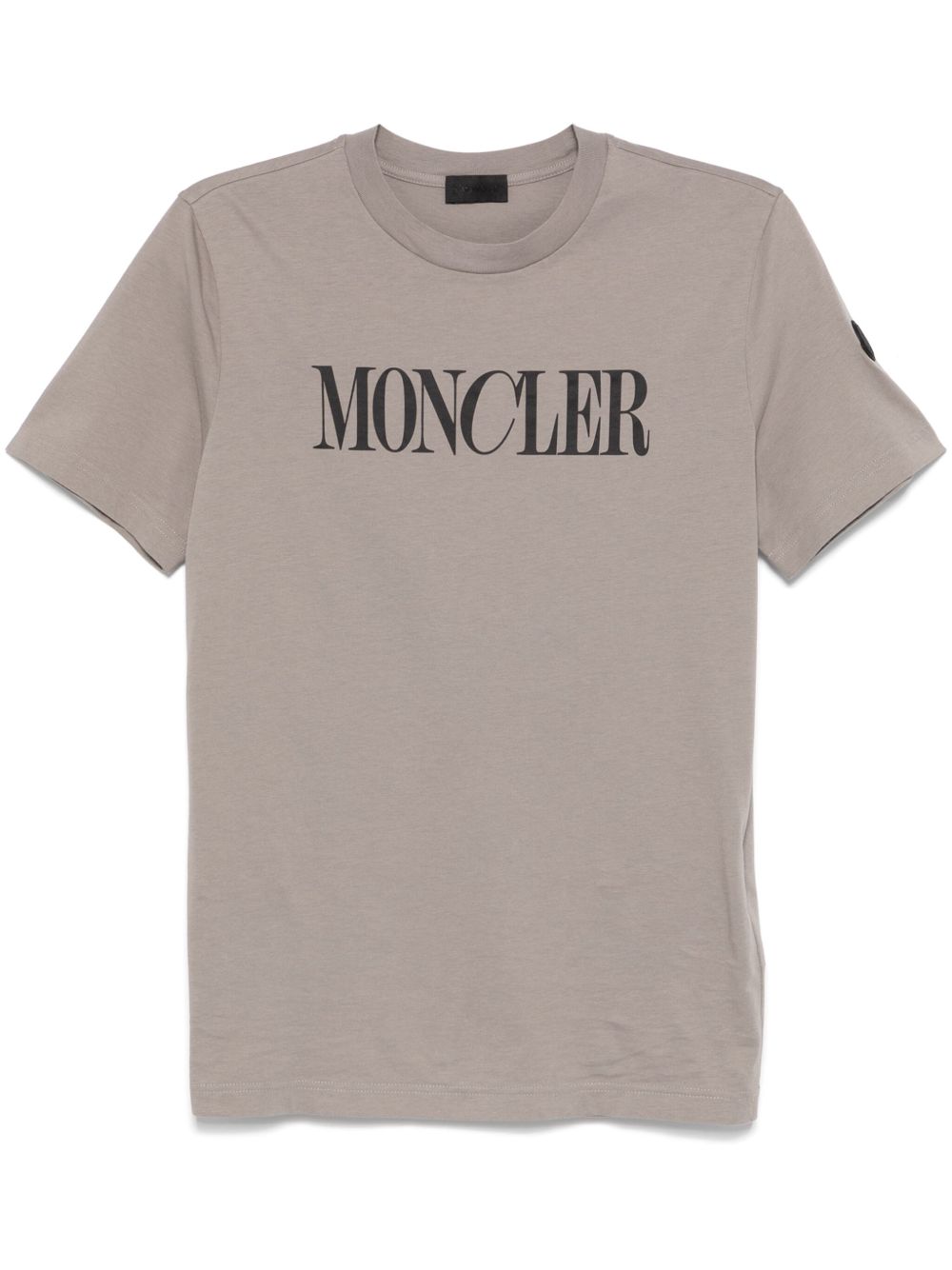 Moncler logo印花T恤 - 灰色