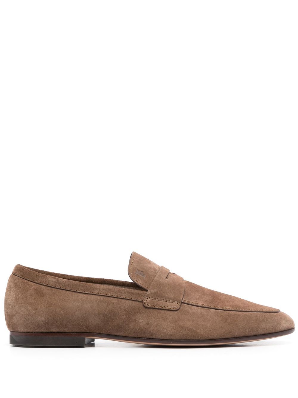 Tod's 绒面皮乐福鞋 - 褐色