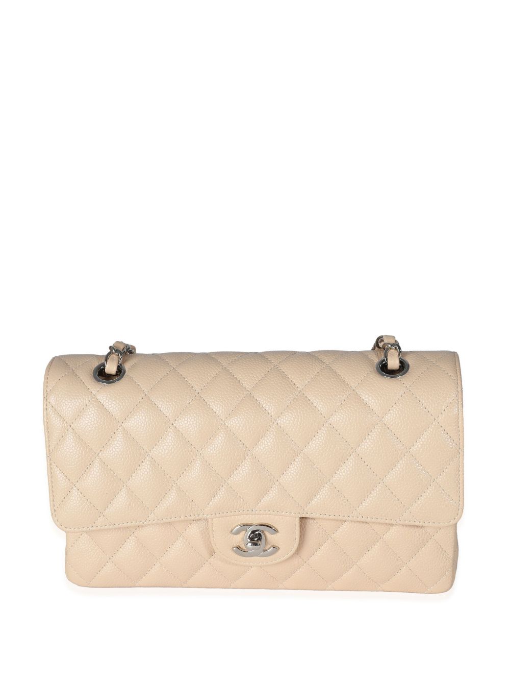 CHANEL Pre-Owned Double Flap 中号单肩包（典藏款） - 中性色