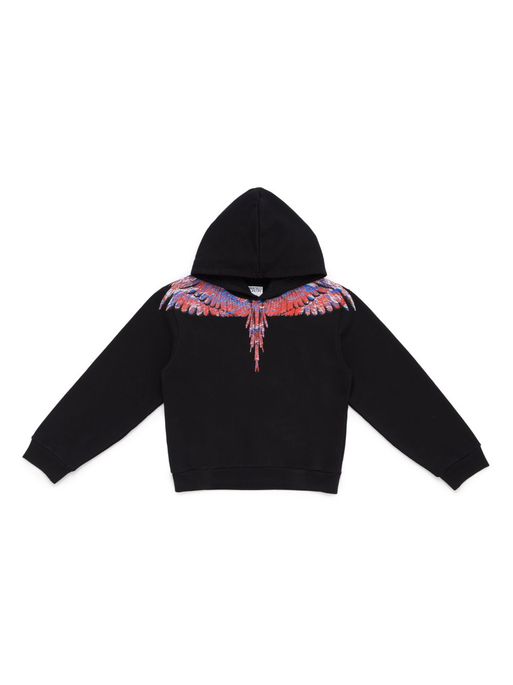 Marcelo Burlon County Of Milan Kids Lunar Wings 棉卫衣 - 黑色