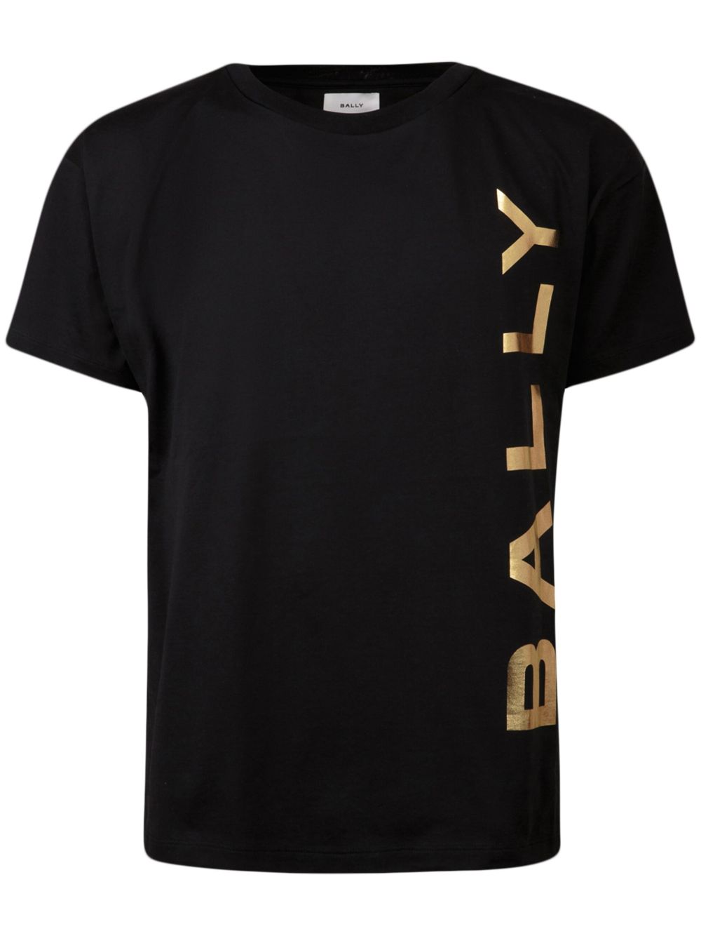 Bally logo印花棉T恤 - 黑色
