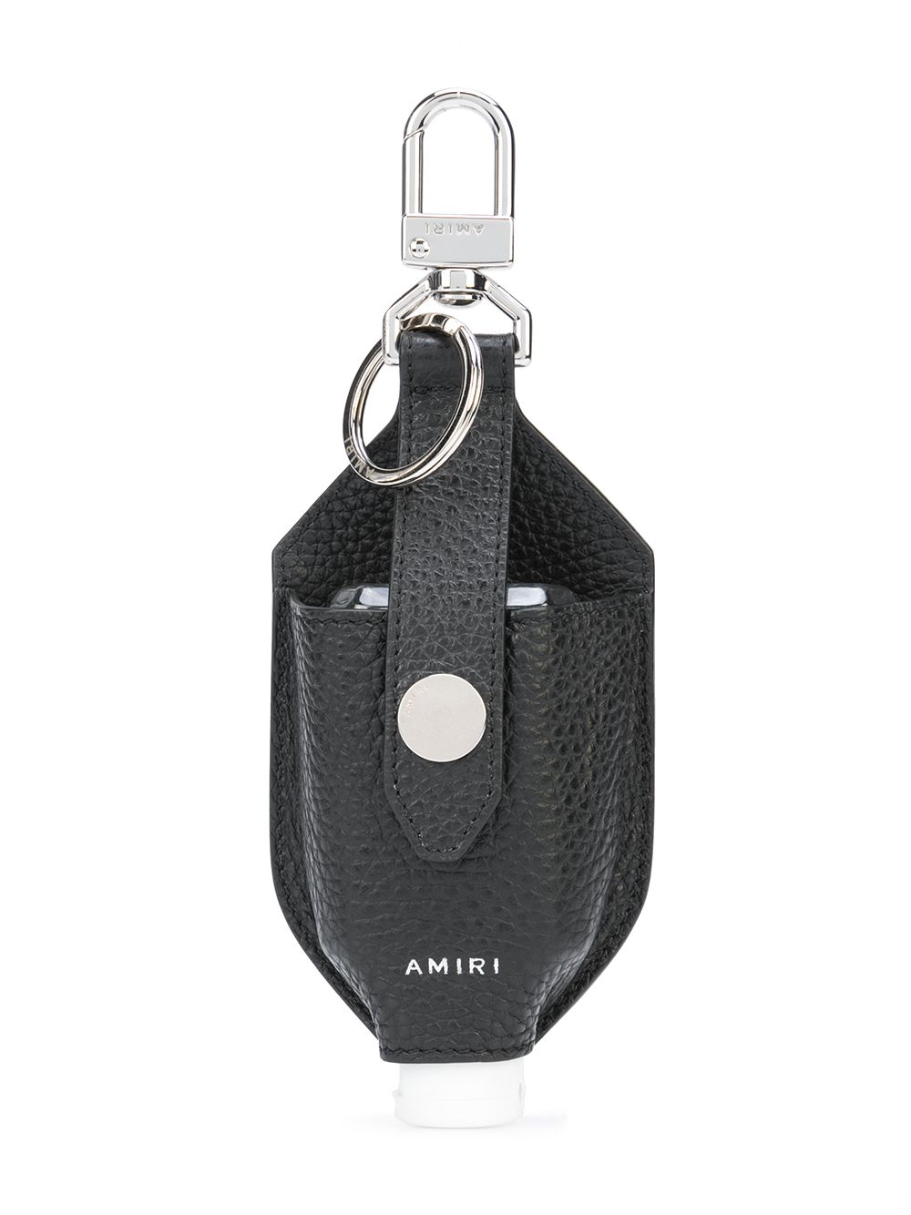 AMIRI logo印花小袋钥匙扣 - 黑色