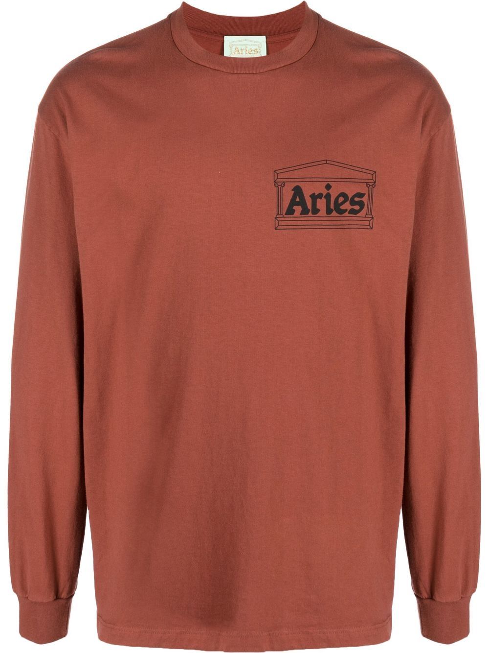 Aries logo印花卫衣 - 红色