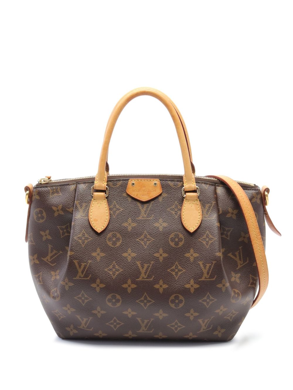 Louis Vuitton Pre-Owned Turen MM 经典logo手提包（2016年典藏款） - 褐色