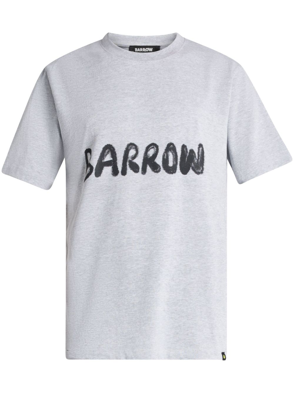 BARROW logo印花棉T恤 - 灰色