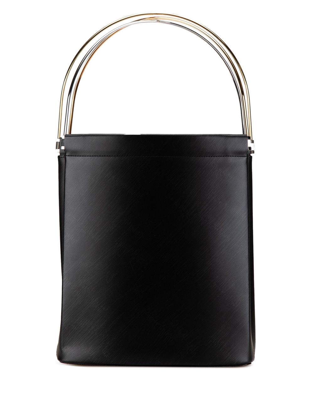 Cartier Trinity 皮质手提包（2010-2024年典藏款） - 黑色