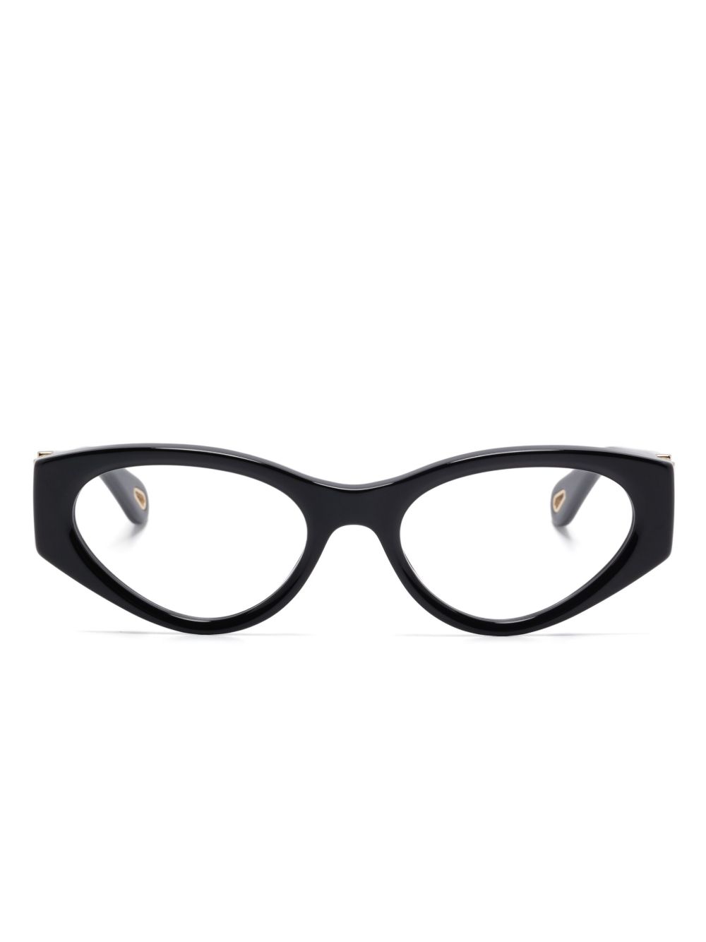 Chloé Eyewear 猫眼框眼镜 - 黑色