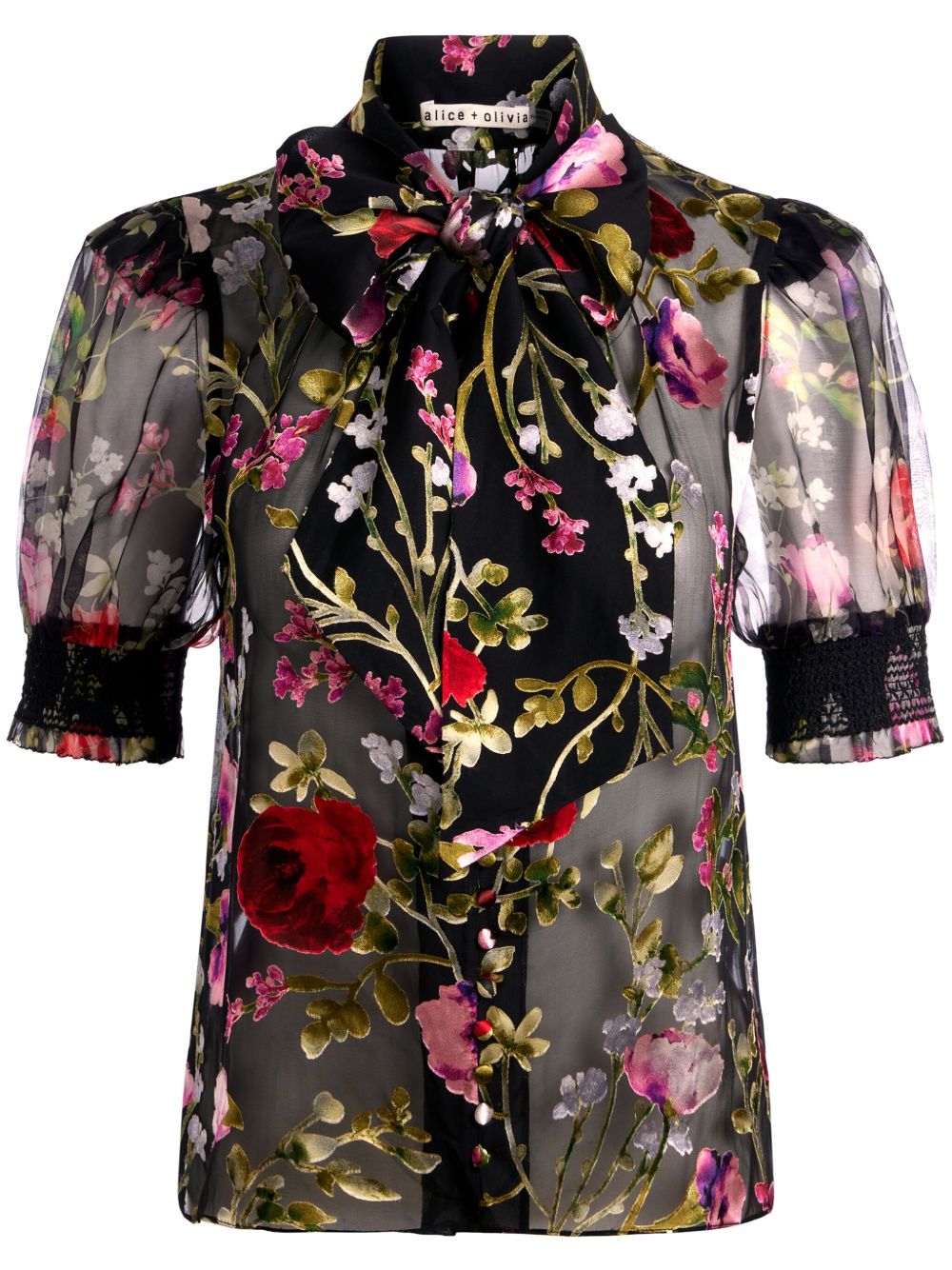 alice + olivia Brentley 罩衫 - 黑色