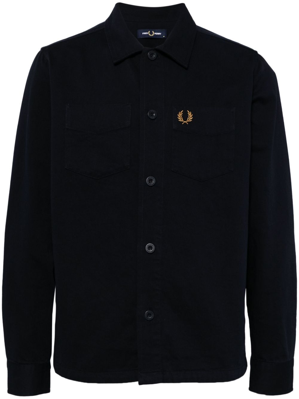 Fred Perry 经典棉衬衫 - 蓝色