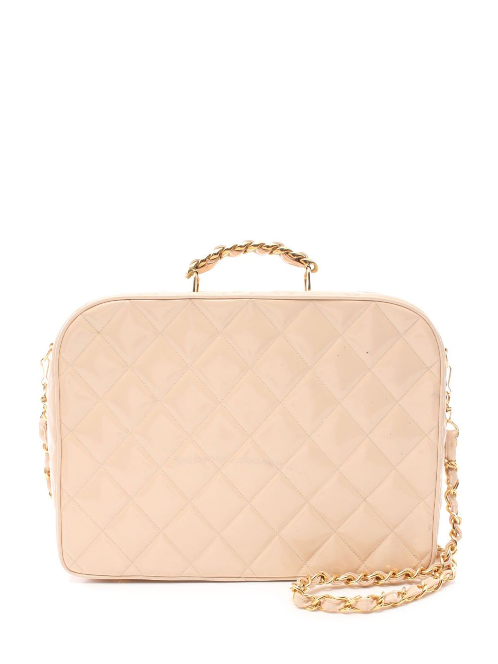 CHANEL Pre-Owned 菱纹绗缝化妆包（1994-1996年典藏款） - 中性色