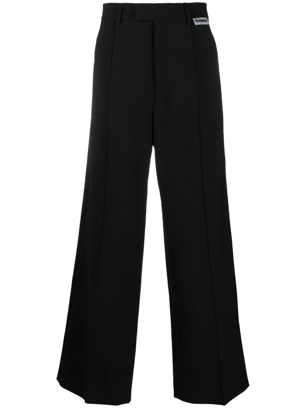 VETEMENTS 阔腿西裤 - 黑色