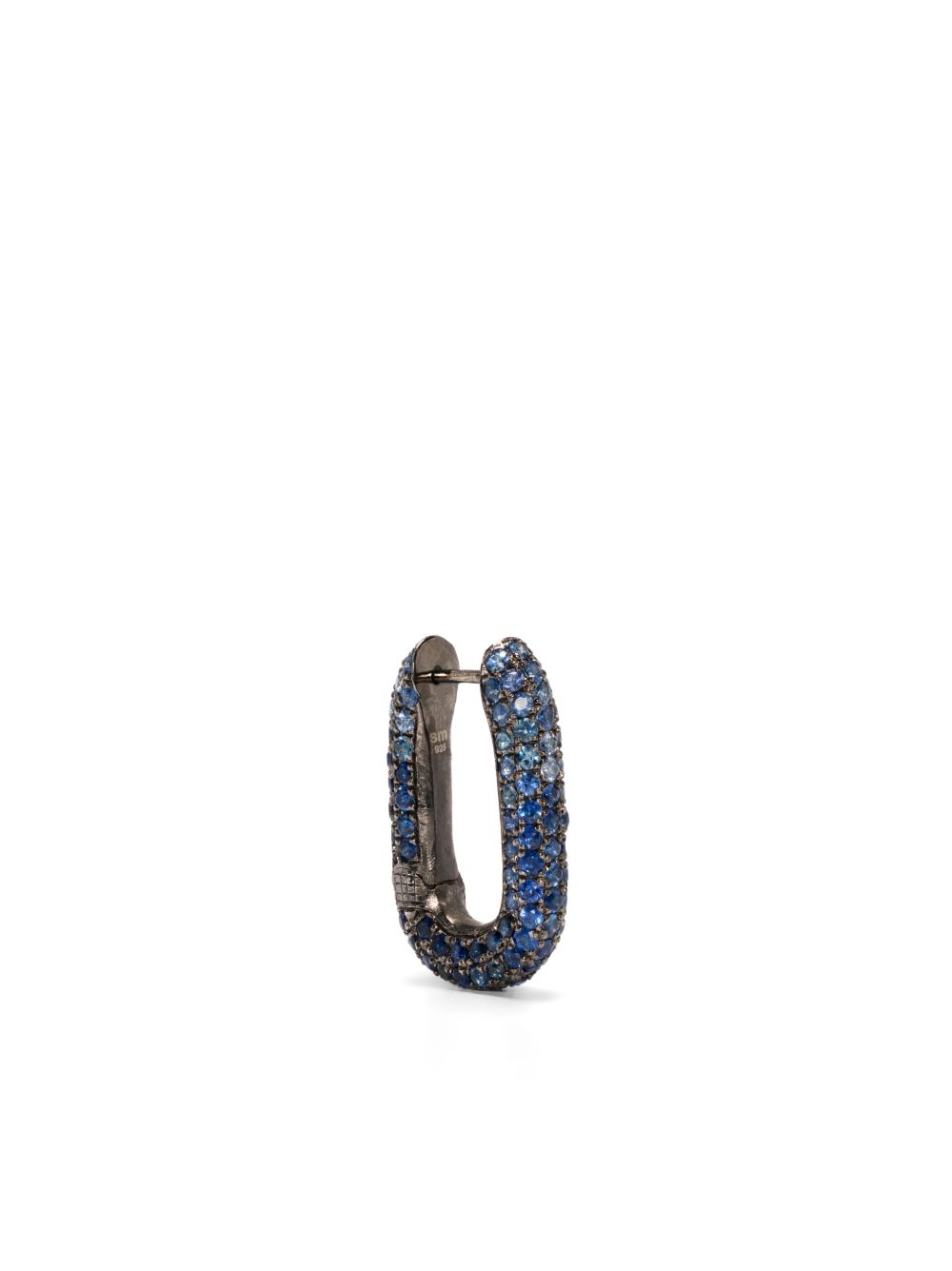 Selim Mouzannar Link sapphire single earring - 银色