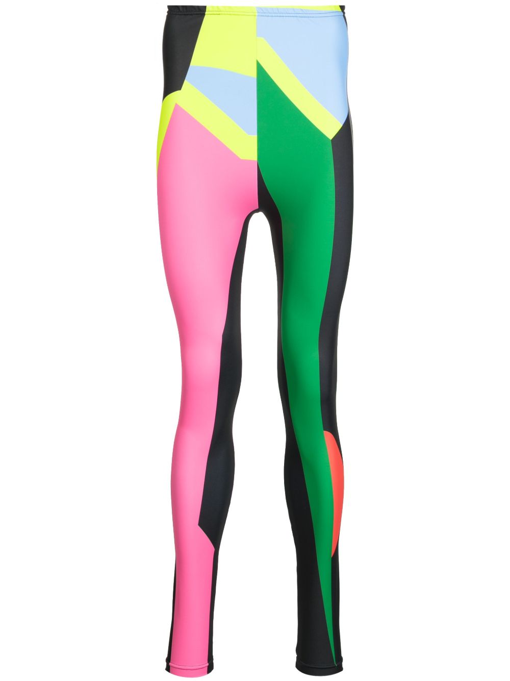Walter Van Beirendonck Legs 图案印花打底裤 - 彩色
