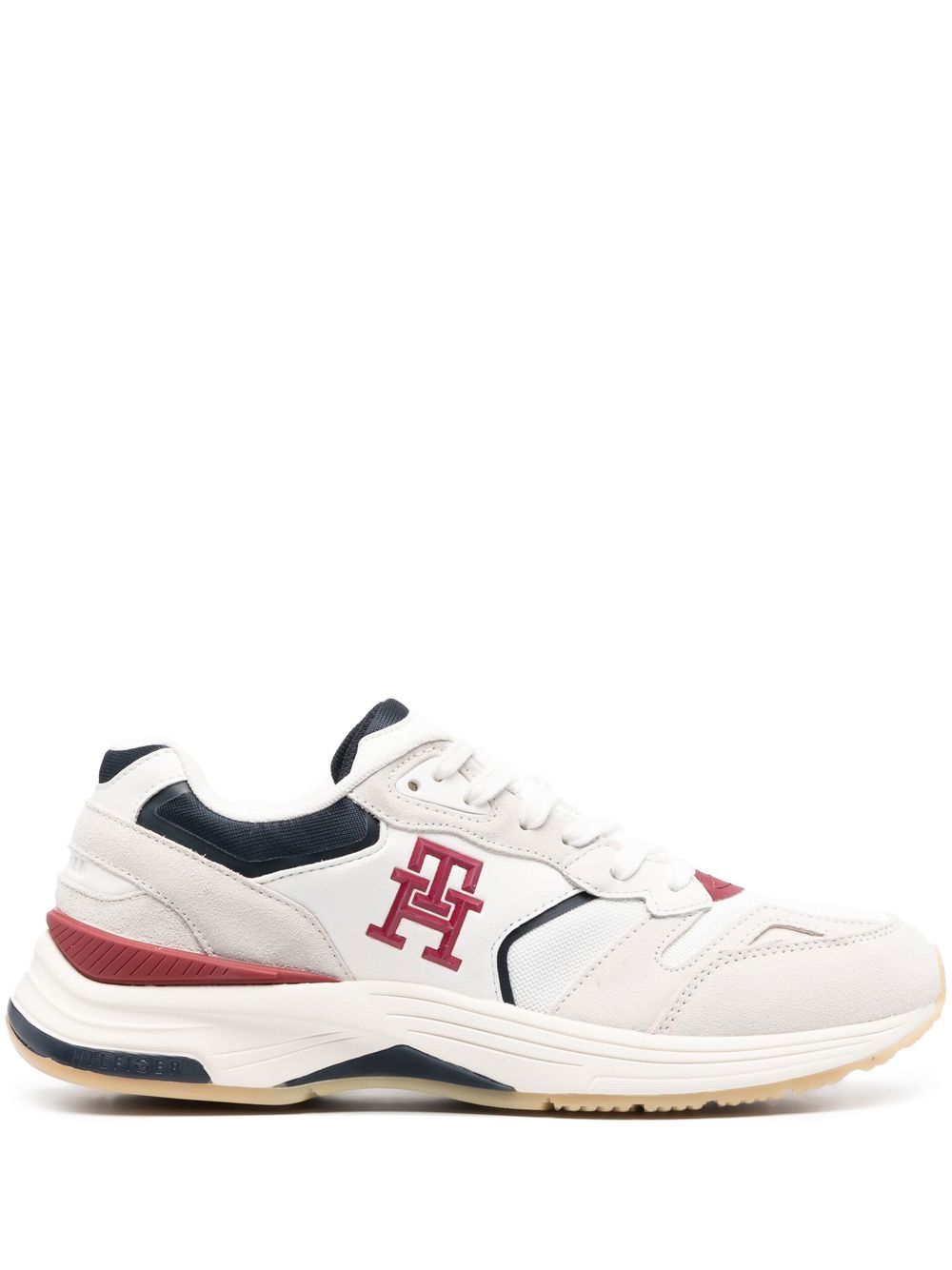 Tommy Hilfiger 拼接低帮运动鞋 - 白色
