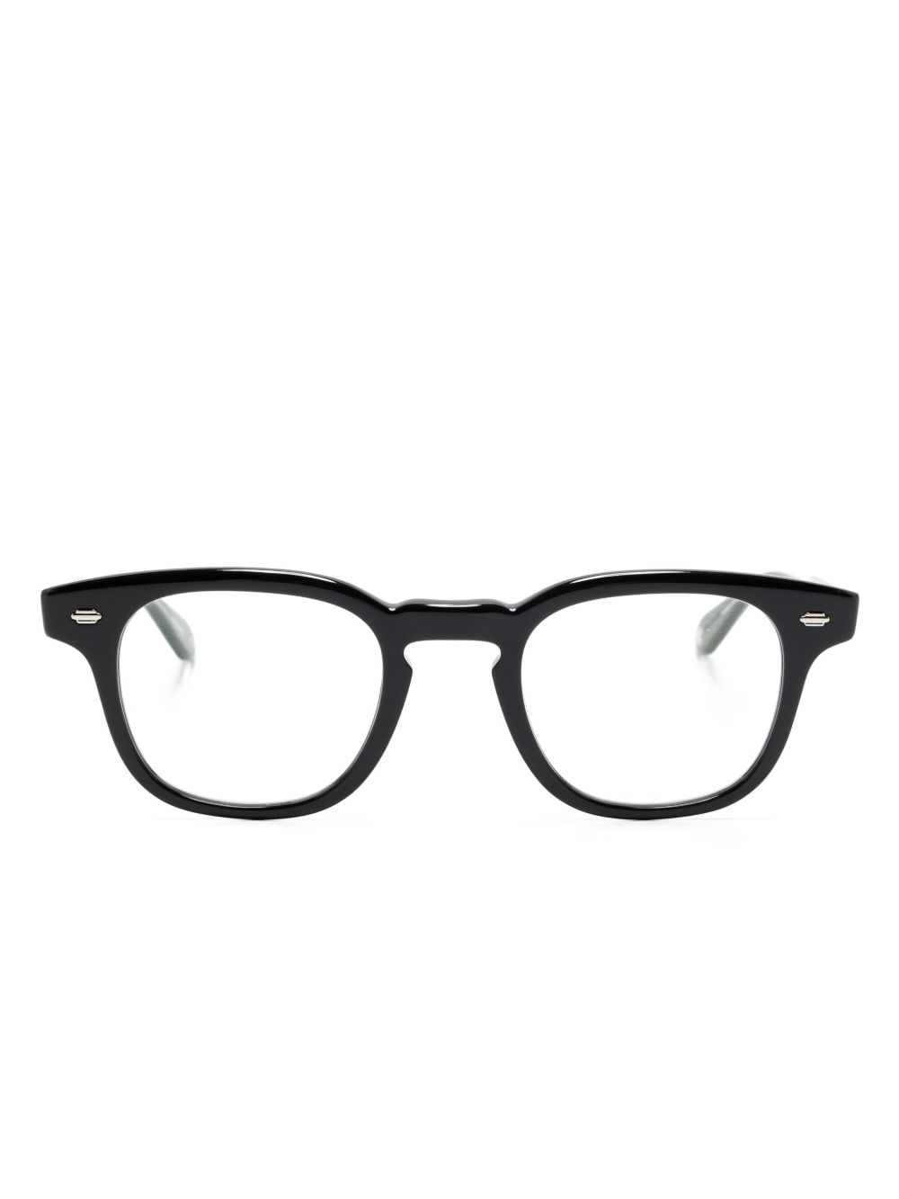 Garrett Leight Sherwood 方框眼镜 - 黑色