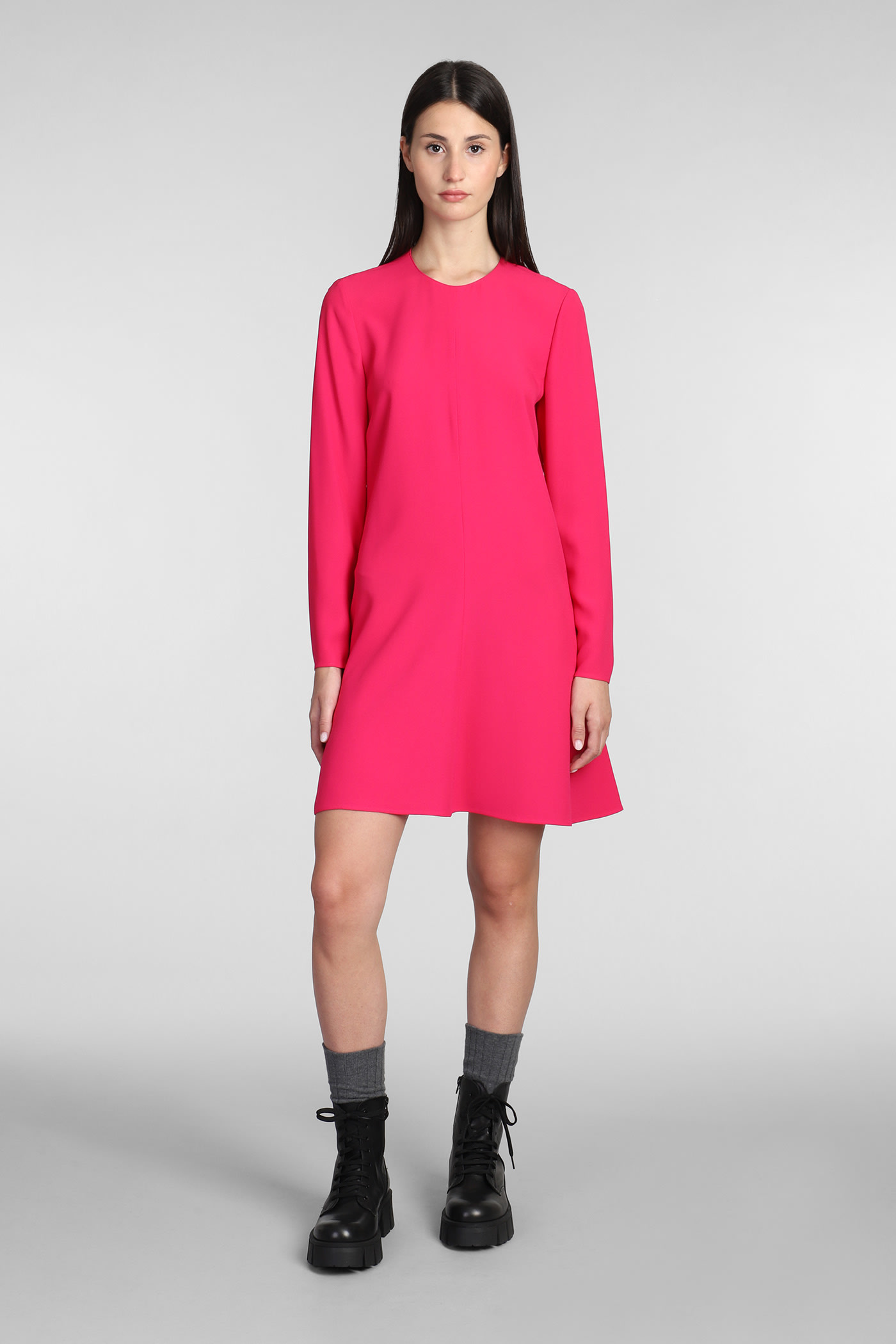 RED Valentino 双面绉缎连衣裙