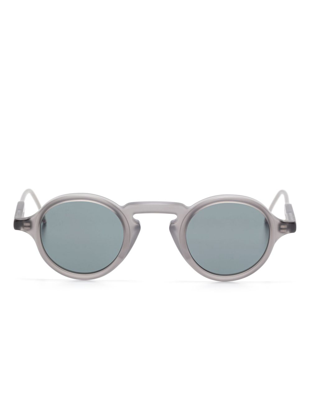 Thom Browne Eyewear 圆框太阳眼镜 - 灰色